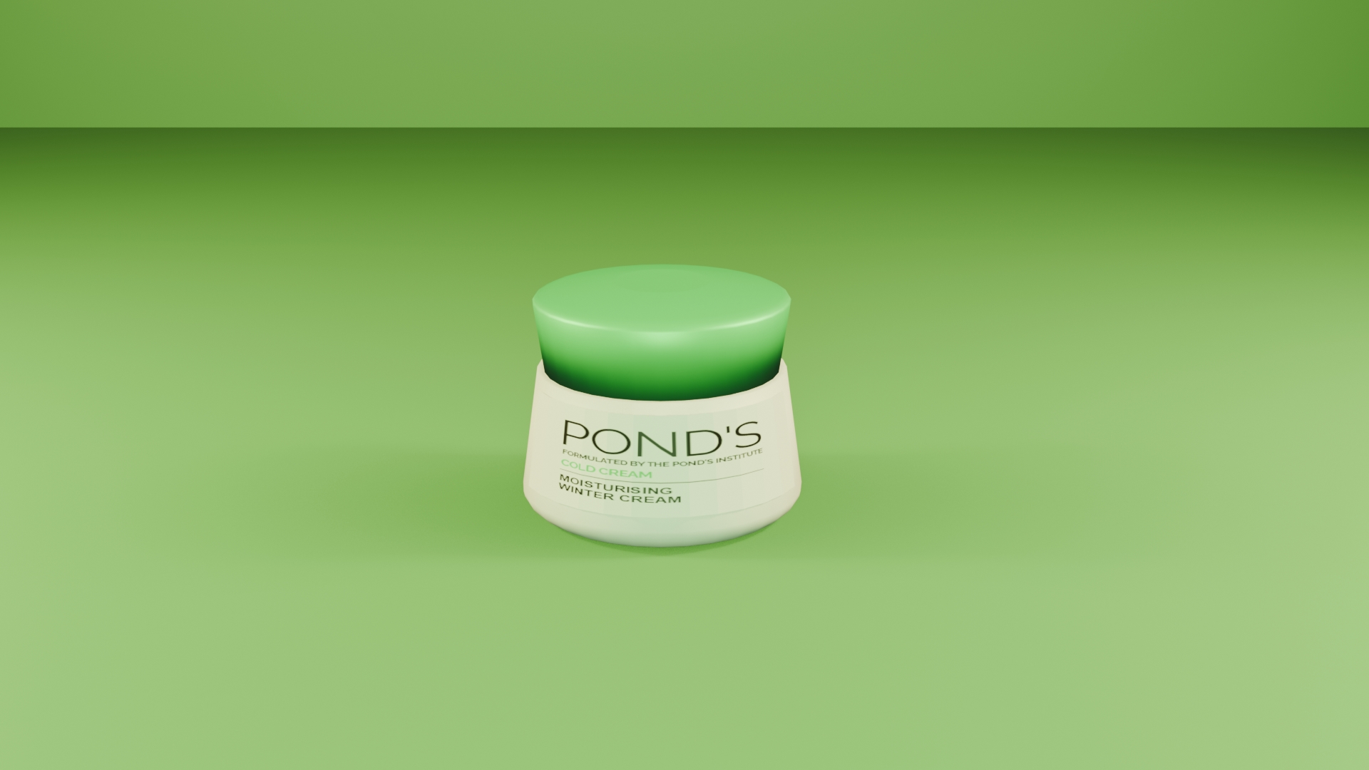 3D Render — Ponds Cream